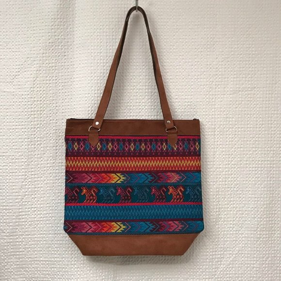 Handbags - Guatemalan Native Multi-Color Huipil Bag